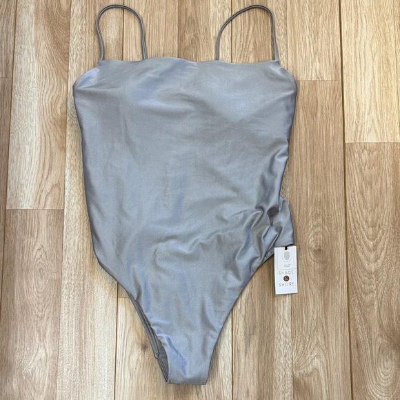 Ladies Swimwear One-Piece in Gray - Picture 1 of 4